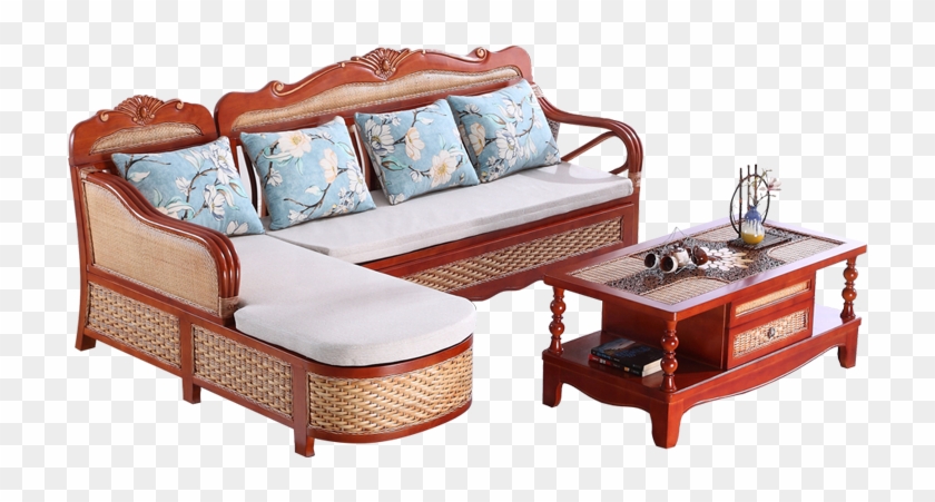 Cane Wood Folding Sofa Cum Bunk Bed Designs Living - Outdoor Sofa Clipart #5404282