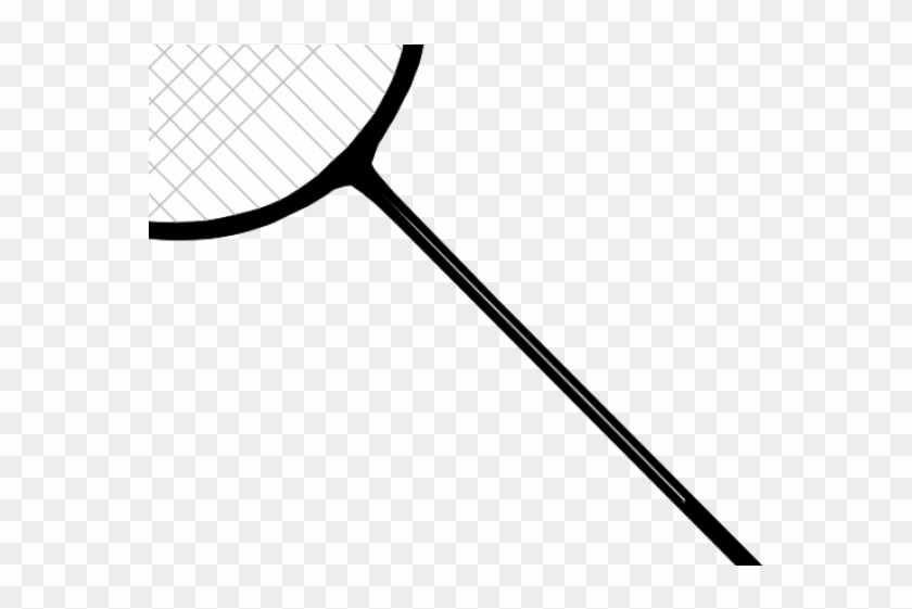 Badminton Clipart Single - Tennis Racket - Png Download #5404326