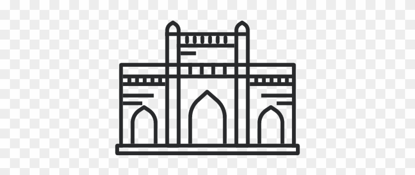 Mumbai - Gateway Of India Icon Clipart #5404488