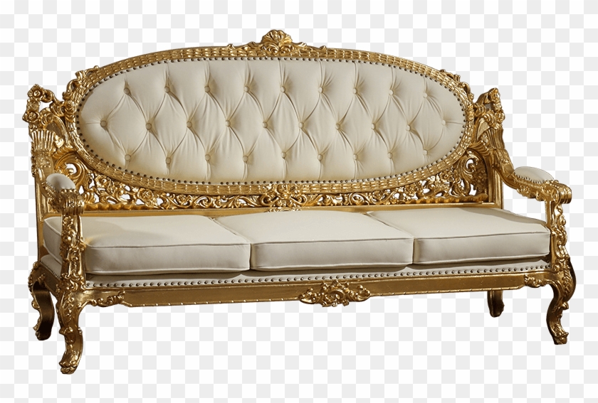 Luxury Elegant Living Room Furniture Black Sectional - Studio Couch Clipart