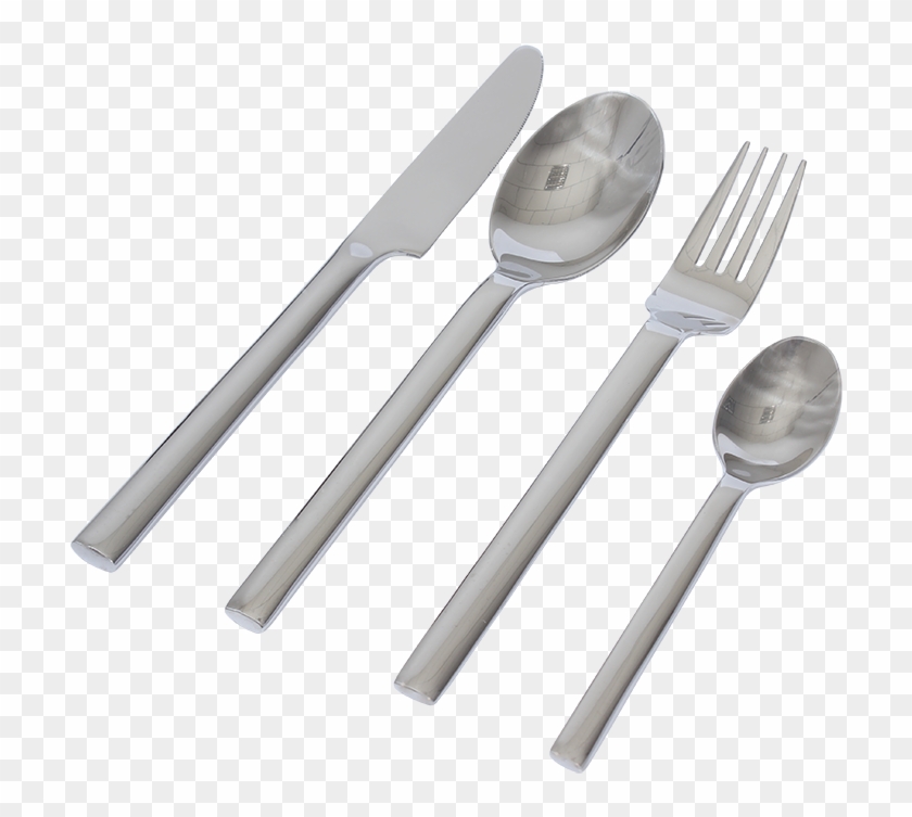 Silver Modern Flatware Sets,elegant 18/0 Stainless - Knife Clipart #5404882