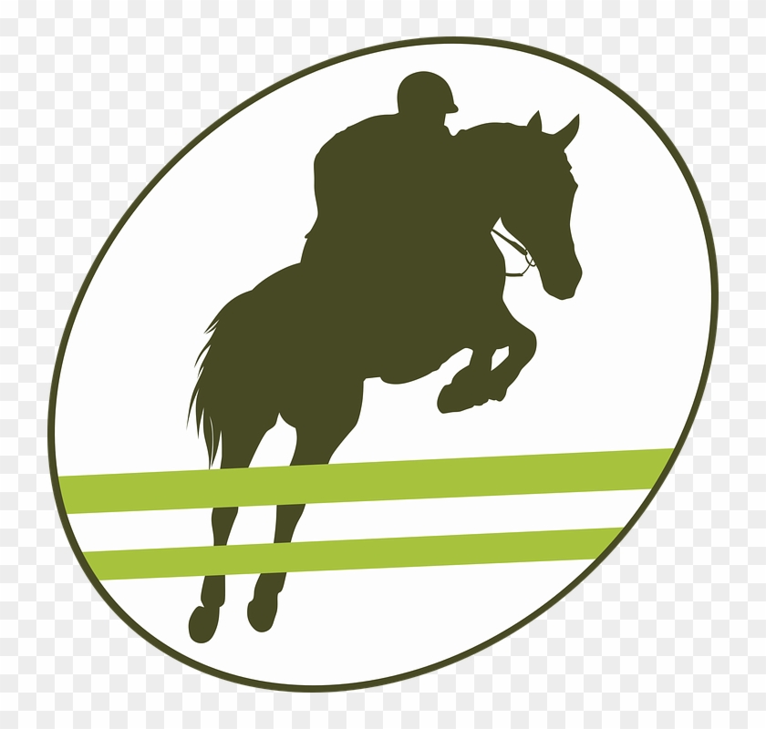 Jump Obstacle Equestrian Horse Equine Jumper - Horseback Riding Jumping Png Clipart #5405144