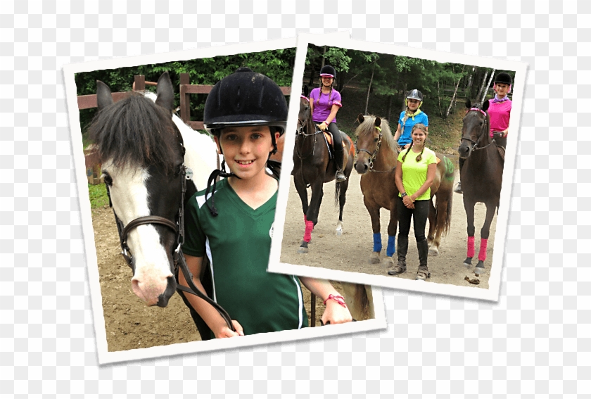 The Facility - Girls Riding At Horse Camps Clipart
