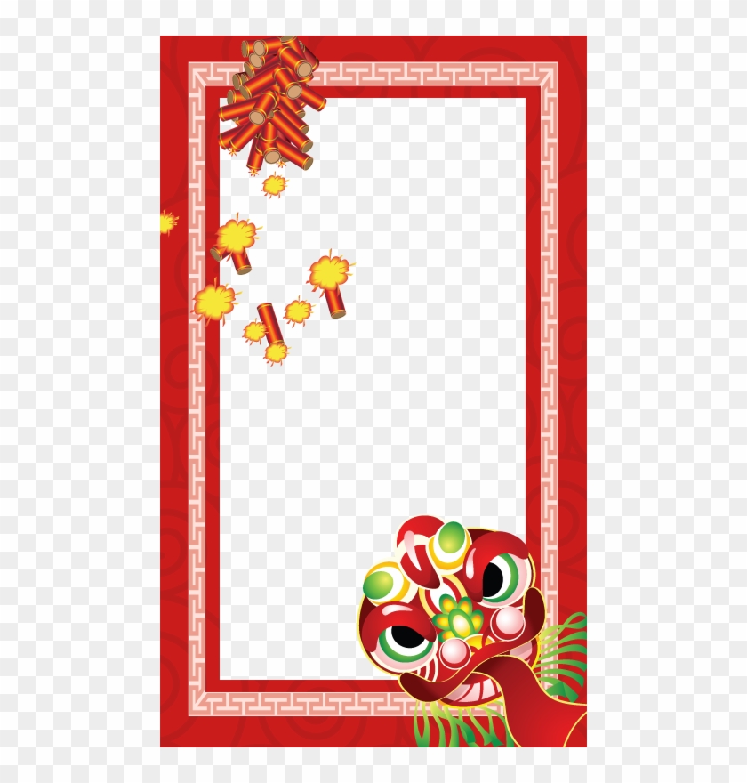 Chinese New Year Photo Frame Png - Chinese New Year Frame Clipart #5405883