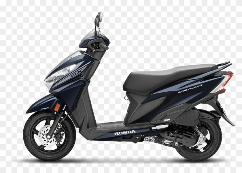Honda Has Updated The Grazia For 2019 With Racy Graphics - Honda Grazia Black Colour Clipart #5405889