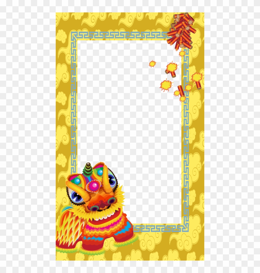 Chinese New Year Frame Clipart