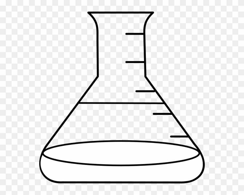Glass Bottle Clip Art - Erlenmeyer Flask Png Clipart Transparent Png