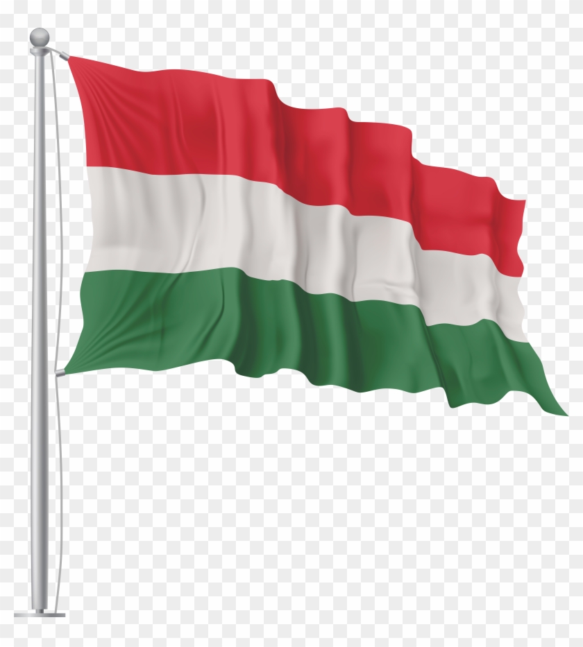 Hungary Waving Flag Png Image Clipart #5406740
