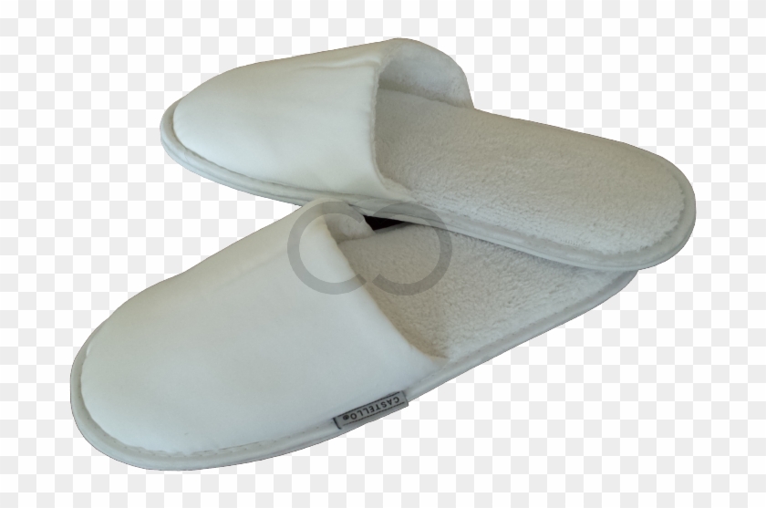 Closed Toe Peach Skin Slipper - Slipper Clipart