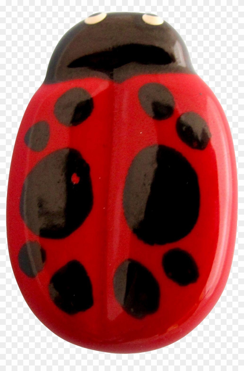Vintage Flying Colors Ceramic Ladybug Pin - Ladybug Clipart #5407329