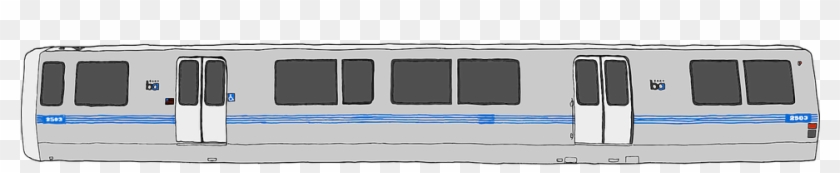 Railways Clipart City Train - Bart Train Paper Model - Png Download