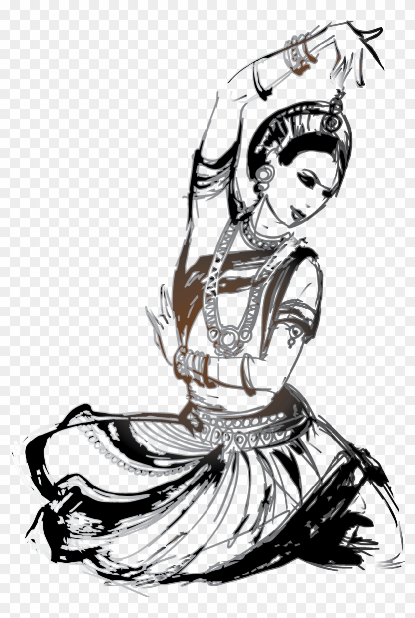 Cultural Drawing At Getdrawings - Bharatanatyam Vector Clipart #5408290