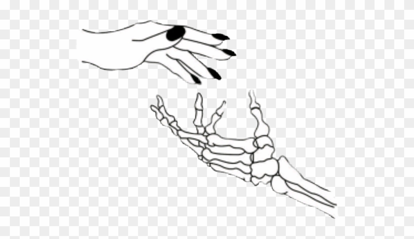 #hands #ghost #skeleton #love #dead #hand - Broken Heart Mood Edits Clipart #5408296
