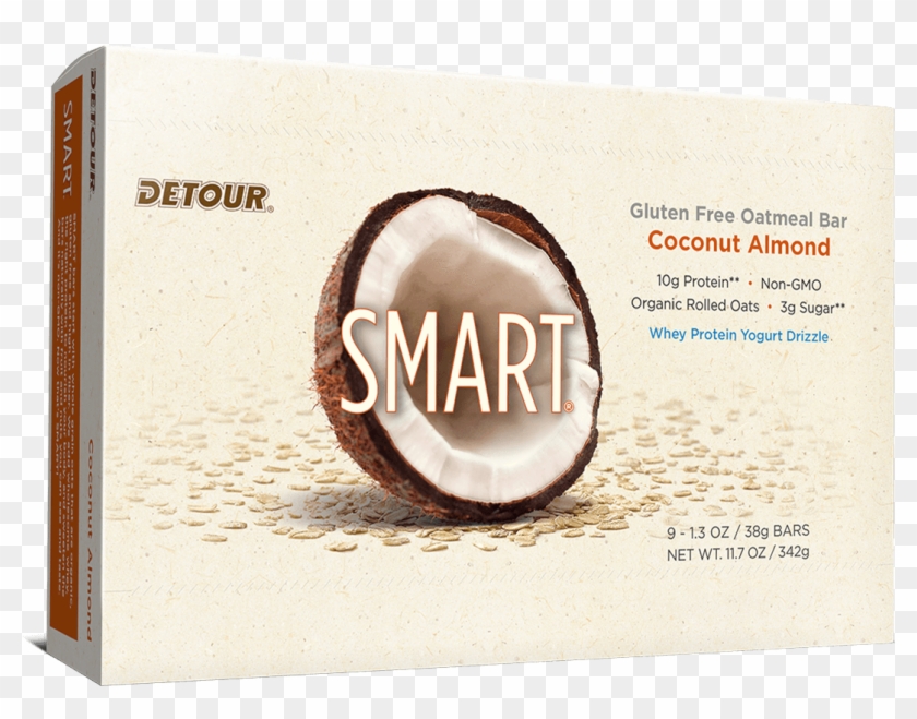 Detour Smart Coconut Almond 9ct Box - Gluten-free Diet Clipart #5408419