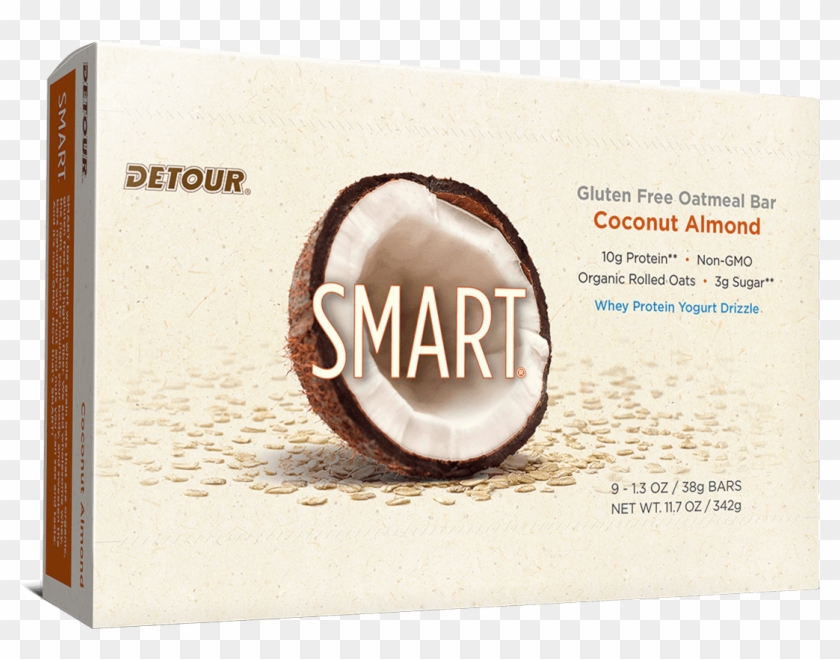 Detour Smart Coconut Almond 9ct Box - Gluten-free Diet Clipart