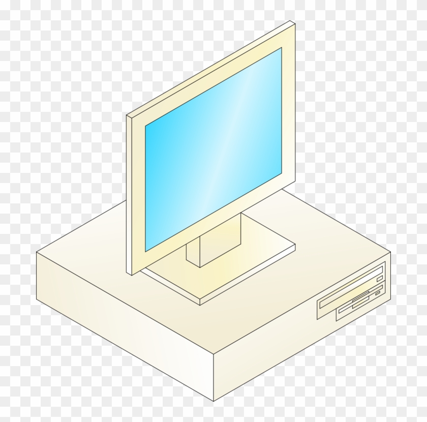 Dell Optiplex Computer Icons Desktop Computers Computer - Flat Panel Display Clipart #5408503