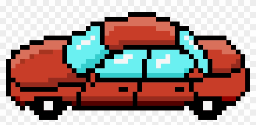 This Free Icons Png Design Of Pixel Car Red Side - Car 8 Bit Png Clipart