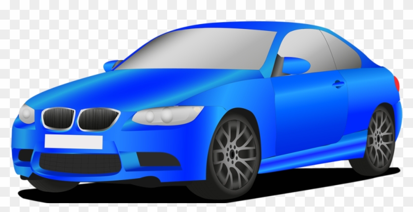 Rear View Of Car Png Free Download - Sports Sedan Clipart