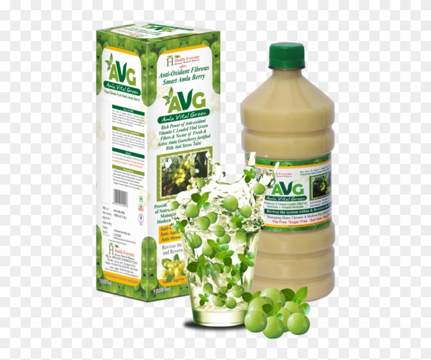 Use Karela Neem Jamun And Amla For Fantastic Health - Avg Amla Vital Green Clipart #5409337