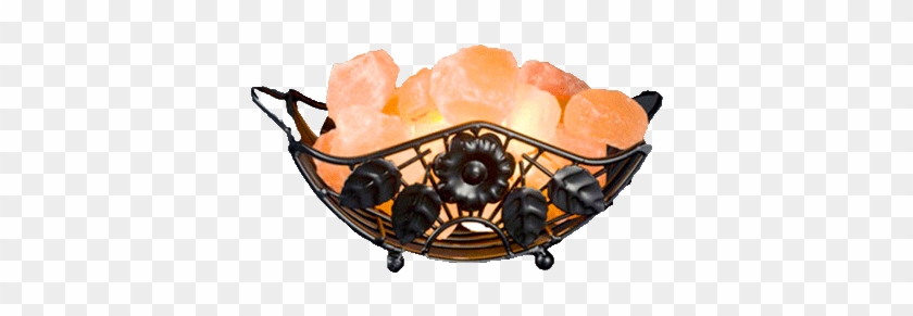 Himalayan Salt Basket Lamp Made Up Of Iron/metal Wrought - Tangerine Clipart
