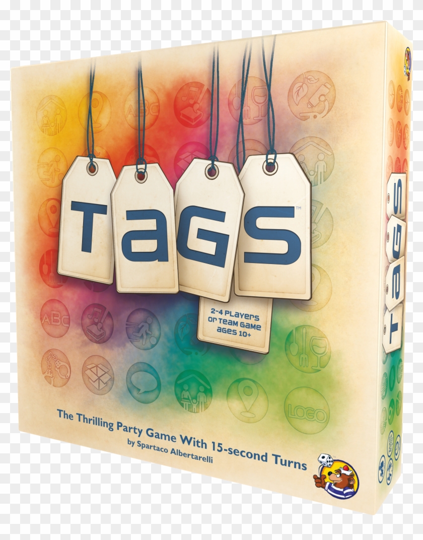 Tags 3d Box Left - Tags Asmodee Clipart #5410153