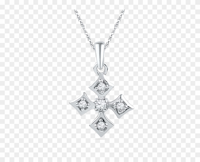 This Pendant Has A Cluster Of Diamonds Weighing In - Locket Clipart #5410184