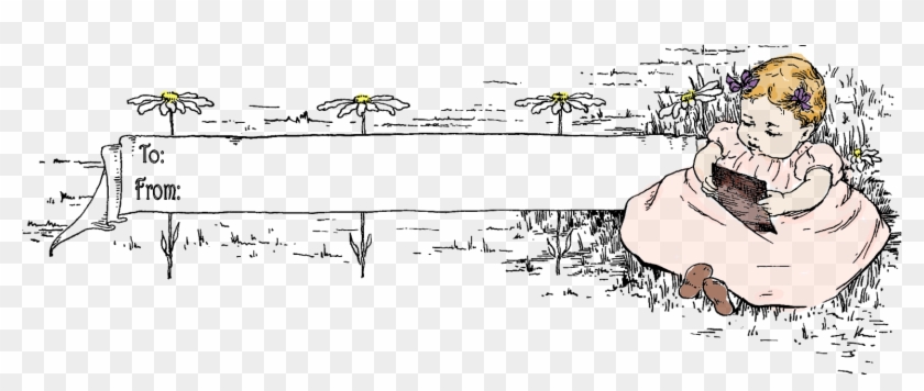 Printable Gift Tag Design - Cartoon Clipart