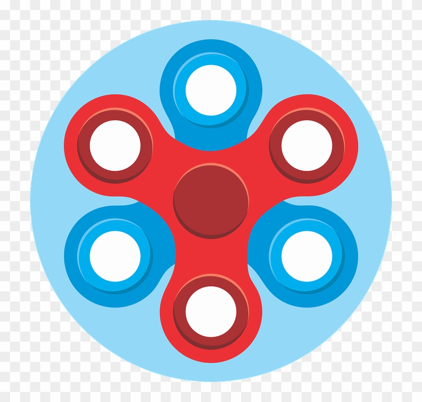 Hand Spinner Spinner Color Colorful Colors - Спиннер С Png Clipart