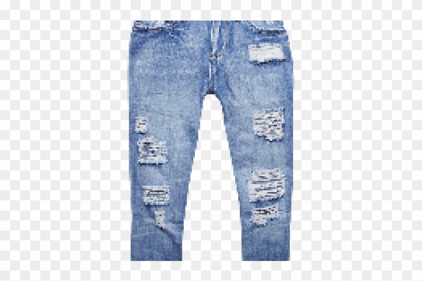 Worn Out Jeans Png Clipart #5411129