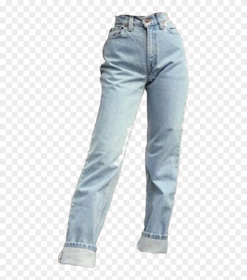 Pantspng Png Aesthetic Tumblr Jeanspng Jeans Vintage - Pocket Clipart