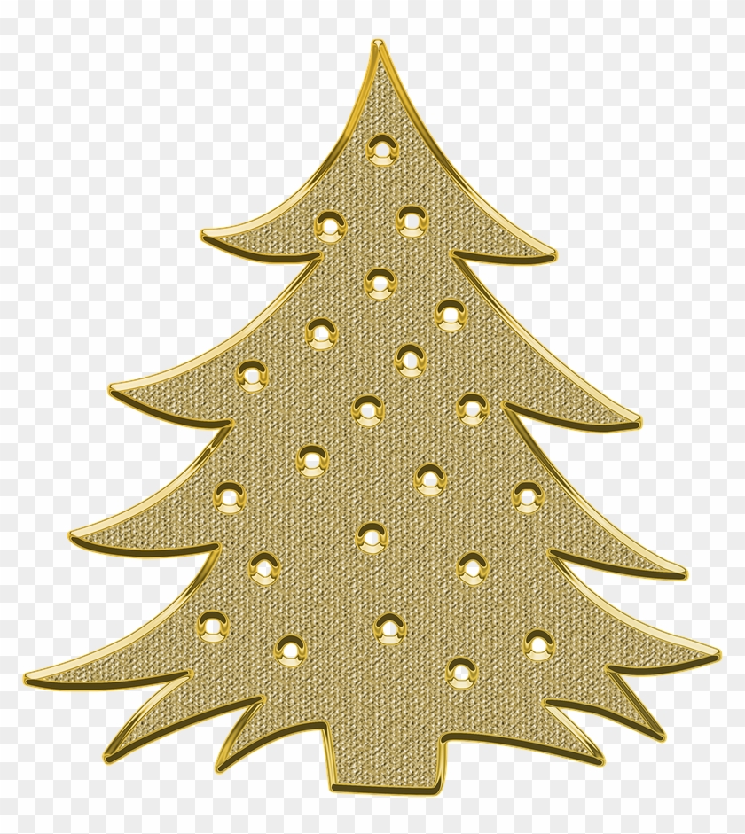 Christmas Tree Ornament Decor - Obrázok Vianočný Stromček Clipart