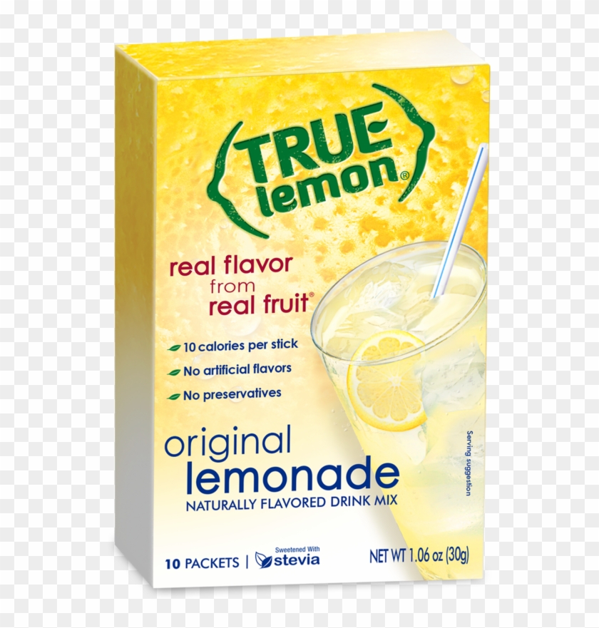 True Lemon® Original Lemonade Is 100% Delicious Because - White Coffee Clipart #5412134