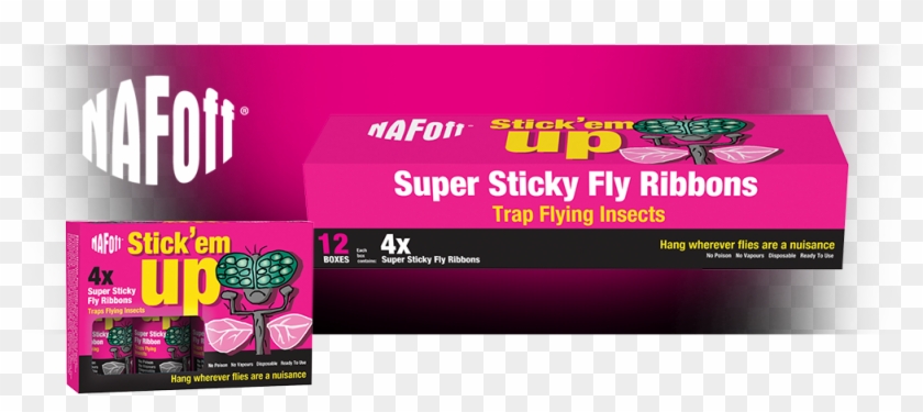 Super Sticky Fly Papers For Use In The Tack Room, Stable - Graphic Design Clipart #5412271