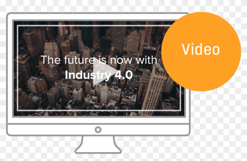 The Future Is Now Industry - Computer Monitor Clipart #5412359