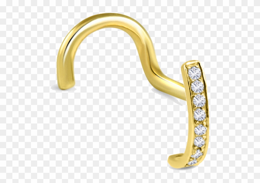 Designer Nose Pin - Body Jewelry Clipart #5412415