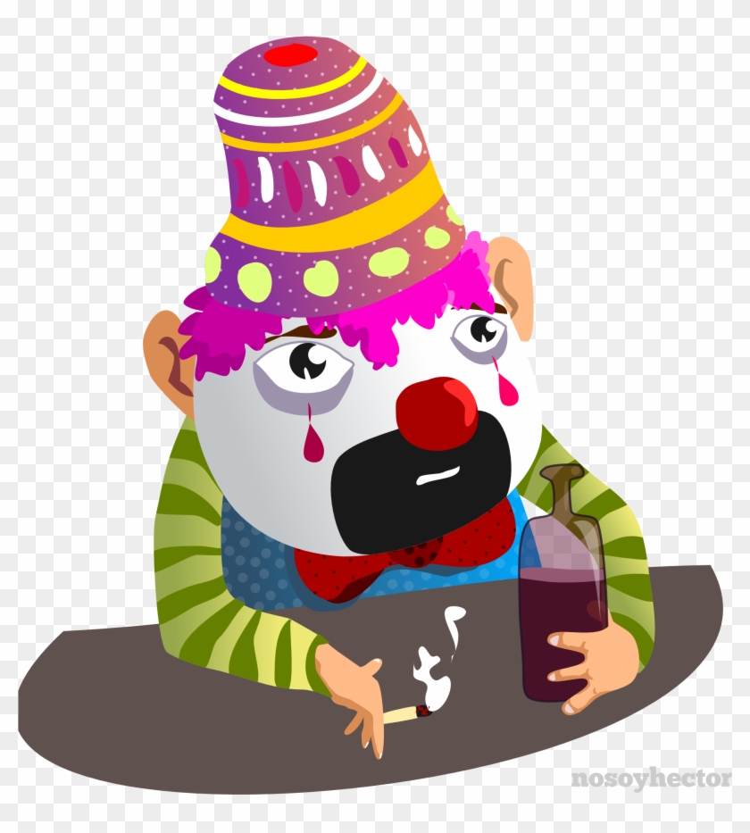 Kloun Png Pictures To Pin On Pinterest - Palhaco Chorando Desenho Animado Clipart #5412896