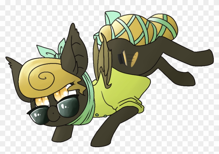 Tilling-tan, Bat Pony, Clothes, Oc, Oc - Cartoon Clipart #5412976