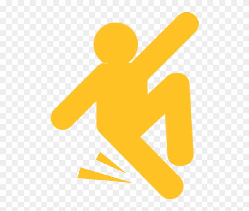 Slip Trip And Fall Claims Slip At Work Compensation - Slip Trip And Fall Logo Clipart #5413239