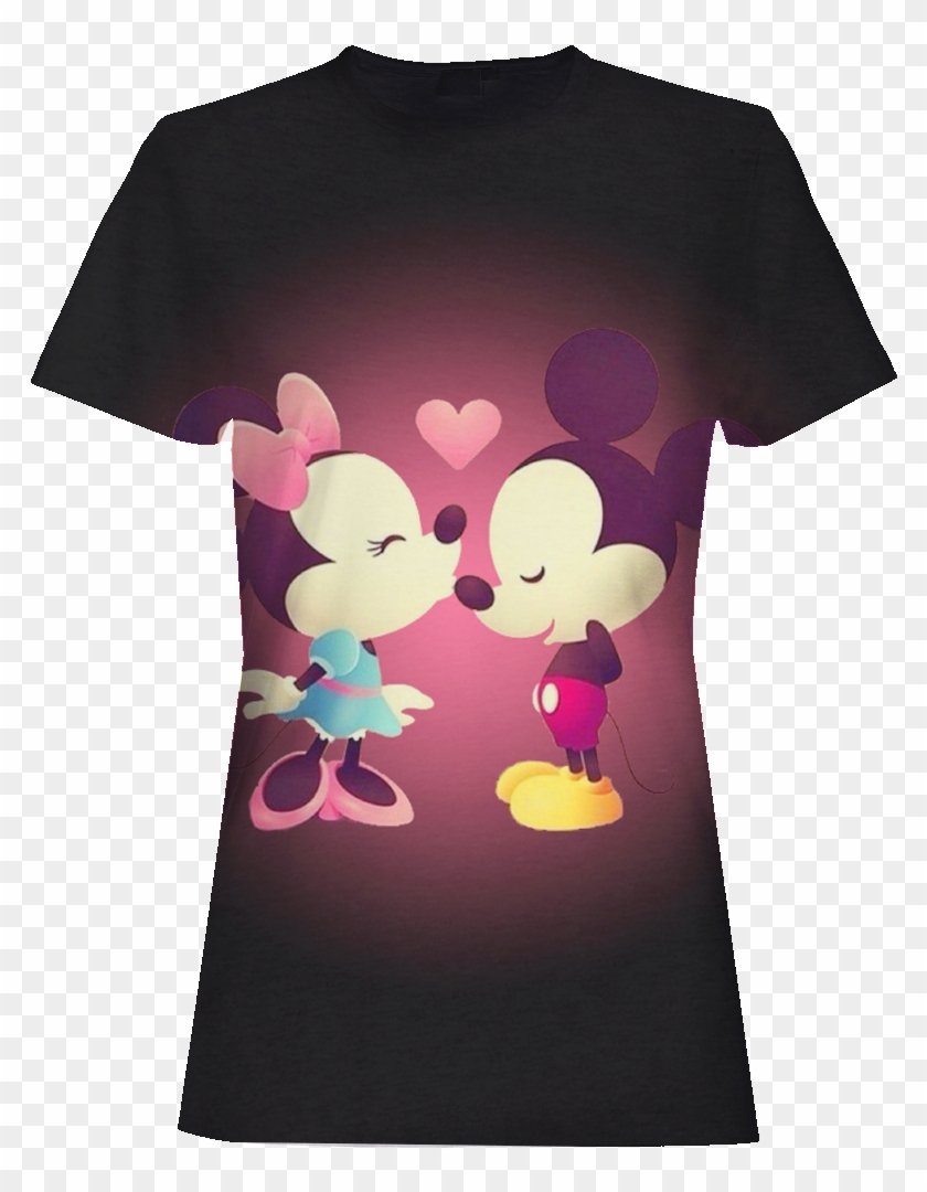 Anime Mickey Mouse 3d T-shirt - Cute Wallpaper Of Mickey And Minnie Mouse Clipart #5413399