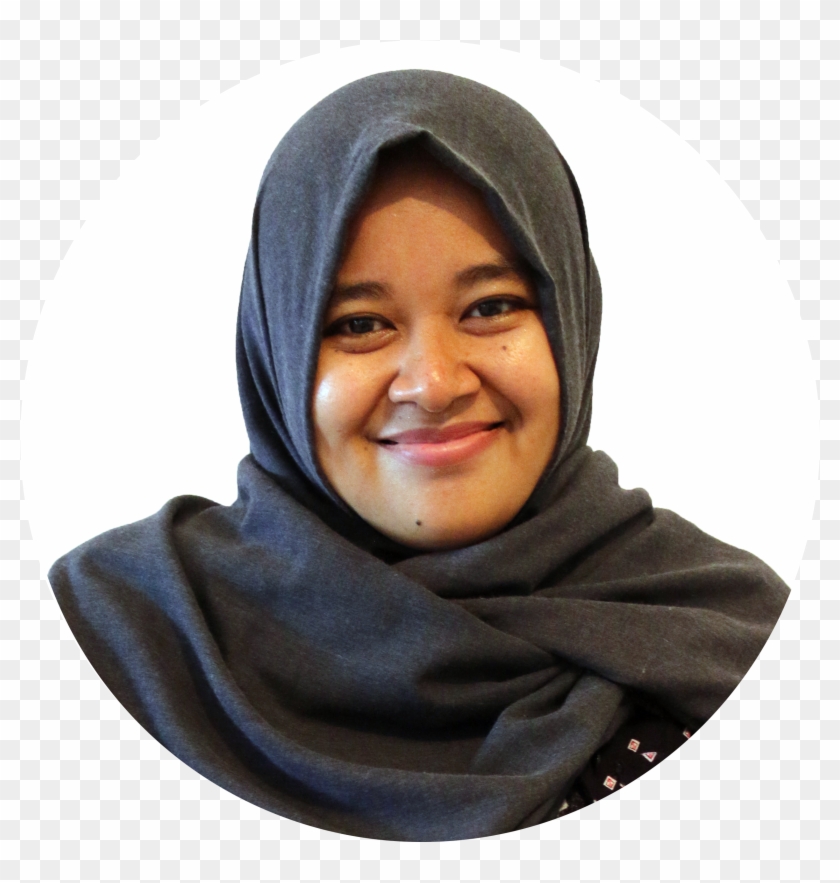 Mbak Kiki Round - Woman Clipart