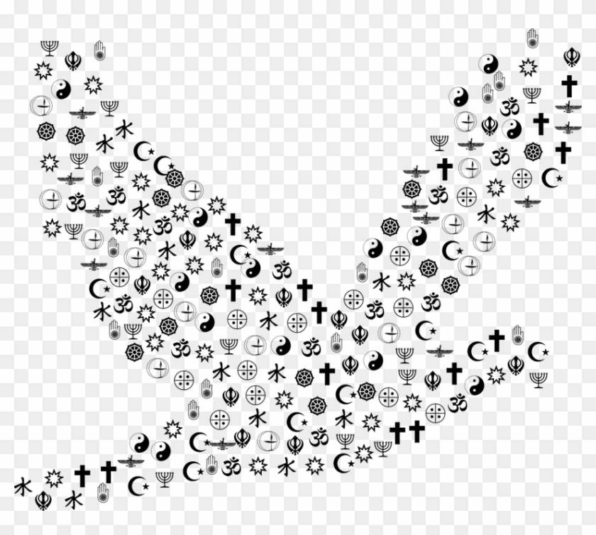 Religion, Ahimsa, Ahura Mazda, Baha'i, Black, Buddhism - Religions Of The World Png Clipart