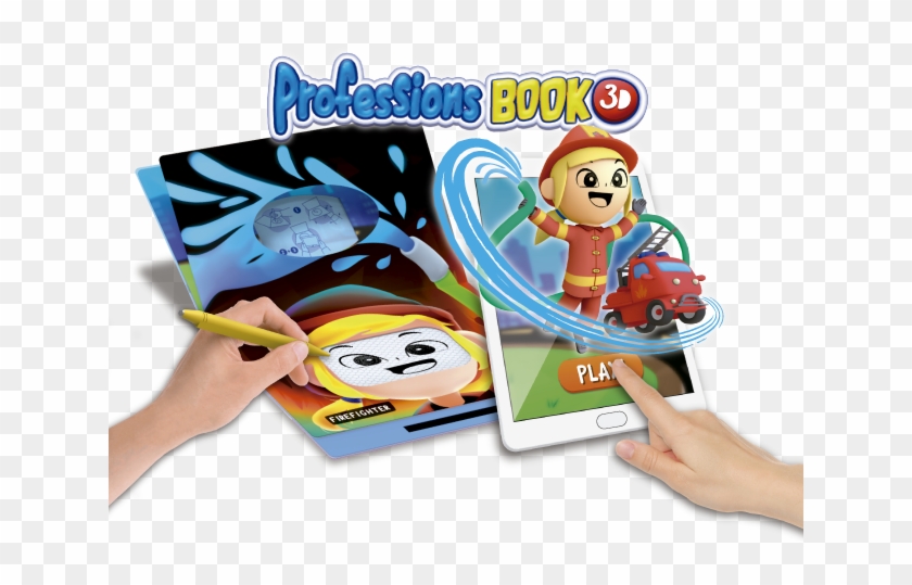 Professions Book 3d - Cartoon Clipart