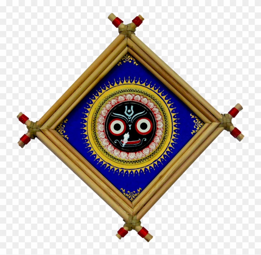 Jagannath Face Stick Frame Clipart