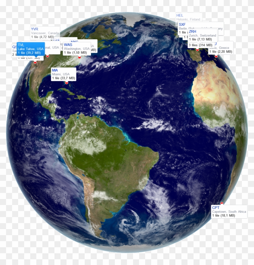 Using These Geotags, Liquidfolders Can Place Your Files - Earth Clipart