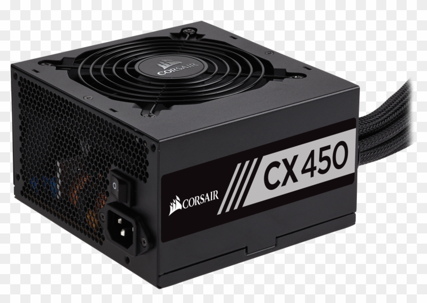 Corsair Cx Series Cx450 450w Atx12v 80 Plus Bronze - Corsair Cx450 80 Plus Bronze Power Supply Clipart #5417762