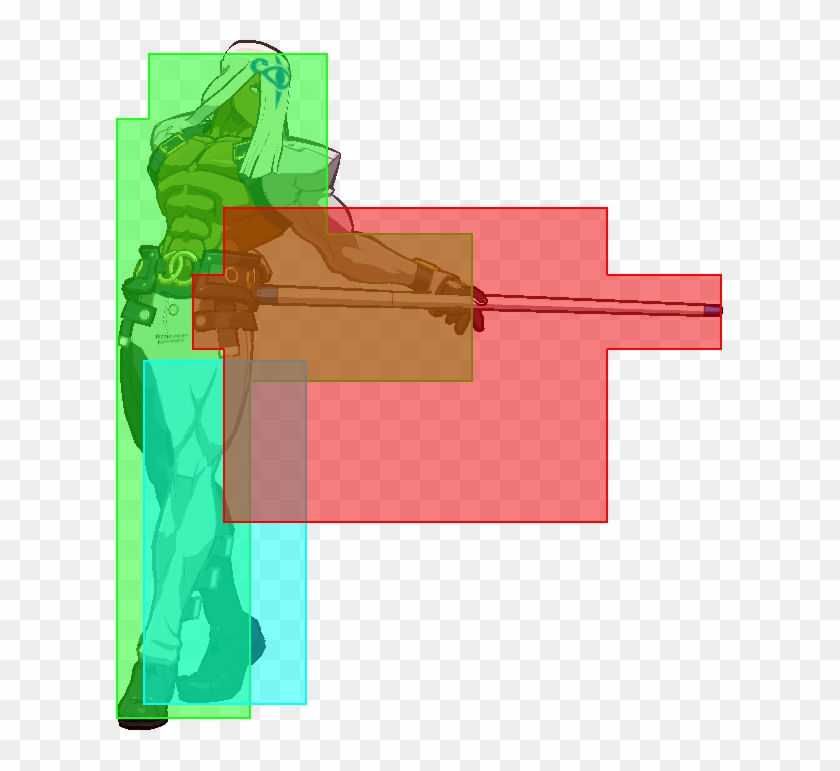 Ggxrd R2 Venom 5d Hitbox - Assault Rifle Clipart #5417794