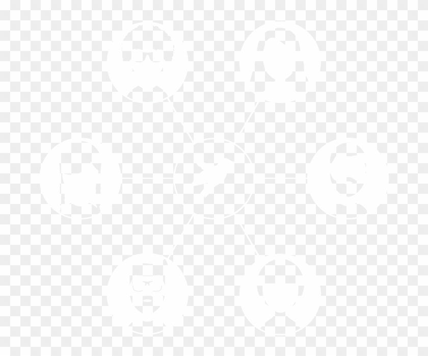 Flightnook Symbol Surrounded By People Representing - Illustration Clipart