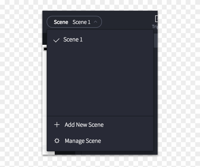 Scene Selection Menu - Gadget Clipart