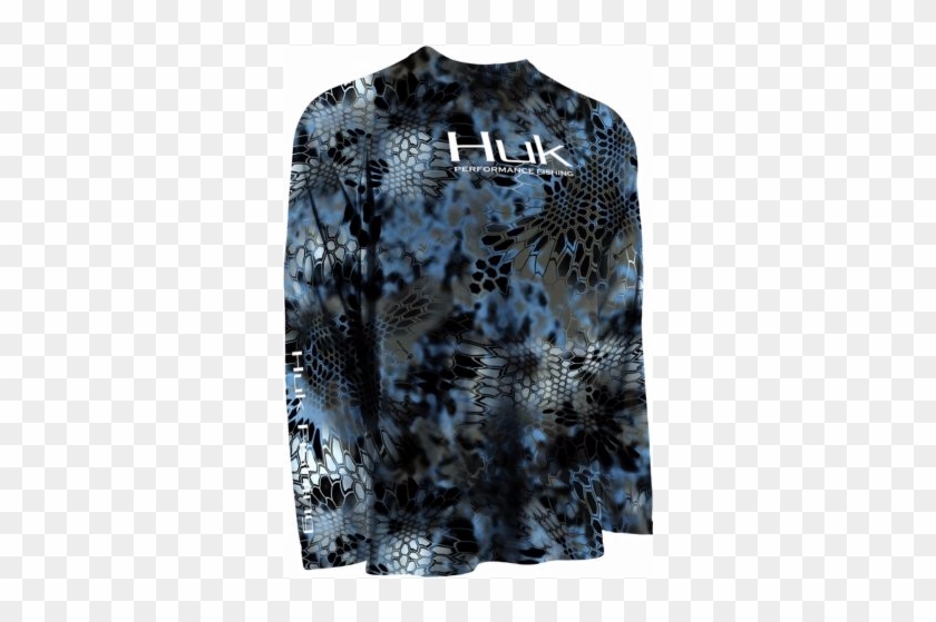 Huk Performance Fishing Men's Kryptek Raglan Long Sleeve - Huk Fishing Shirt Long Sleeve Clipart #5418646