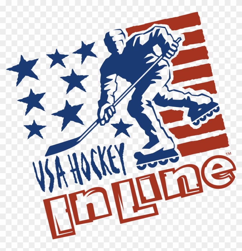 Usa Hockey Inline Logo Png Transparent - Roller In-line Hockey Clipart #5418963